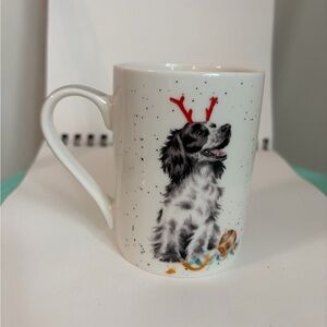 Royal Worcester Wrendale Designs Hannah Dale Springer Spaniel & Kitten Mug